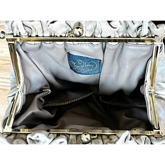 Vintage 80's Fancy Nancy Balletcore Leather Crossbody Boyton Bch, FL - Picture 5 of 10